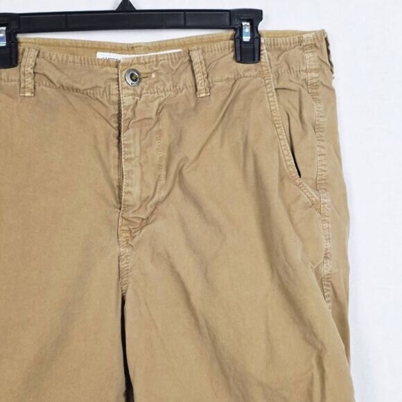 American Eagle Classic Khaki Shorts Size 34 Cotton - Picture 2 of 10